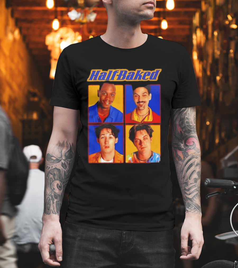 Half Baked Movie Characters Block T-Shirt