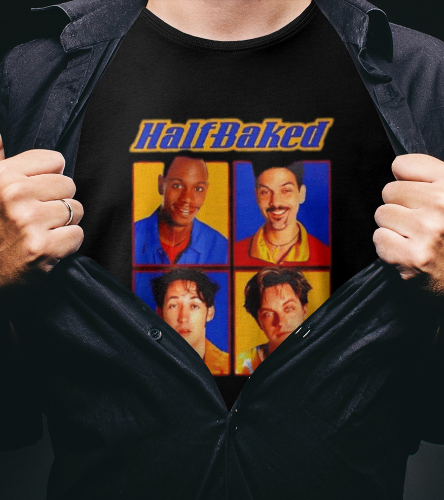Half Baked Movie Characters Block T-Shirt