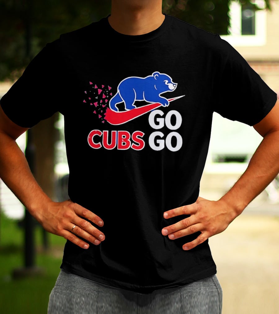 Chicago Cubs Bear Go Go MLB Baseball T-Shirt