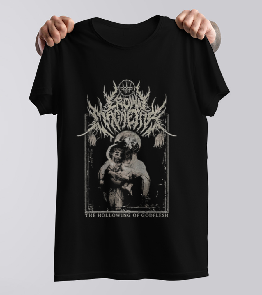 Crown Magnetar The Hollowing Of Godflesh Decapitate Your God Piss In The Neck Hole T-Shirt