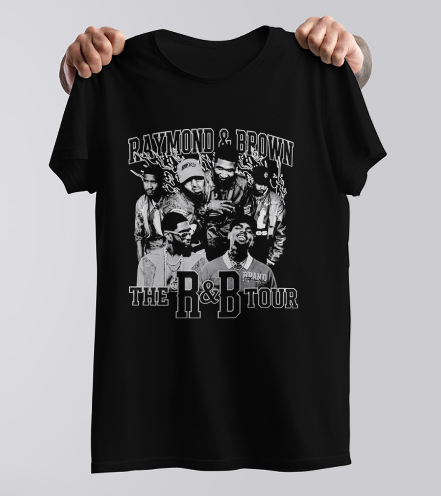 Raymond & Brown The R And B Tour Usher Chris Brown T-Shirt