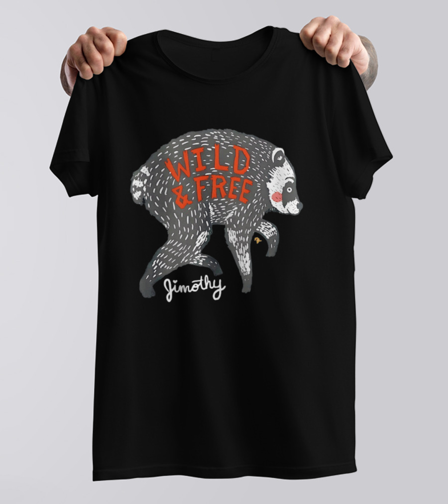Jimothy Raccoon Wild & Free Festival 2026 T-Shirt