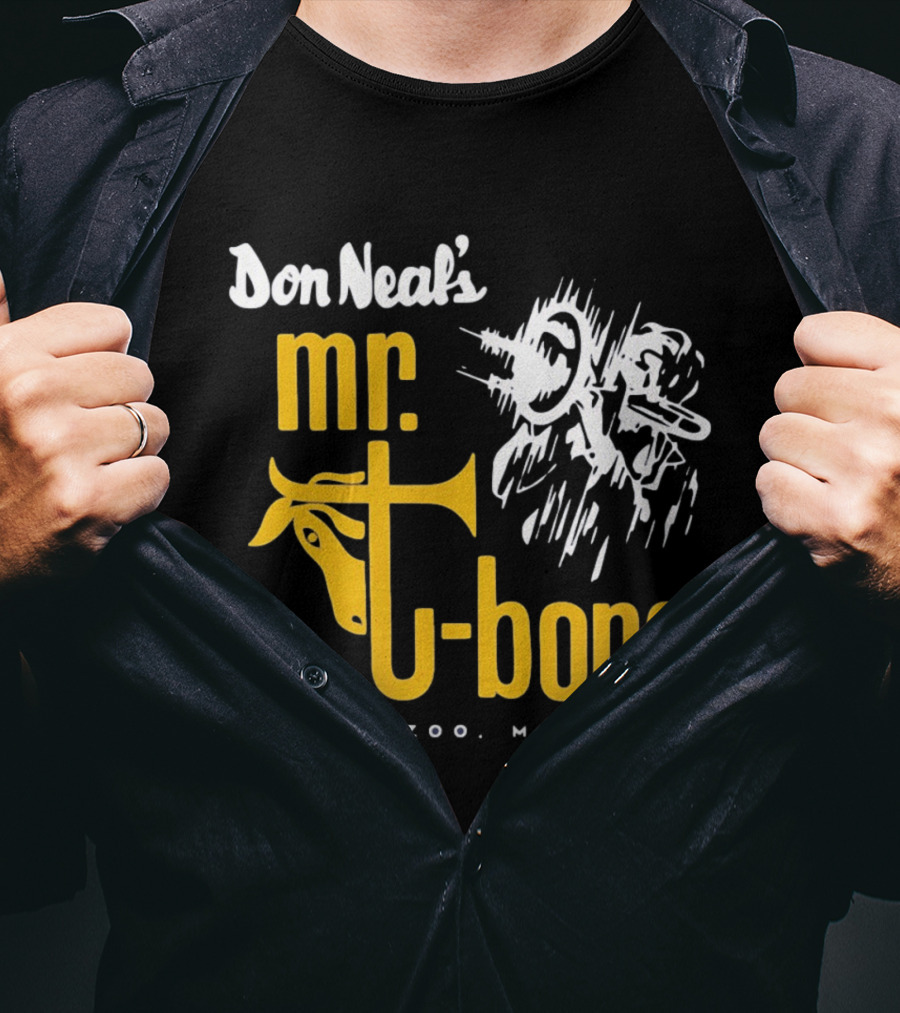 Don Neal's Mr Bone Kalamazoo Michigan Trombone T-Shirt