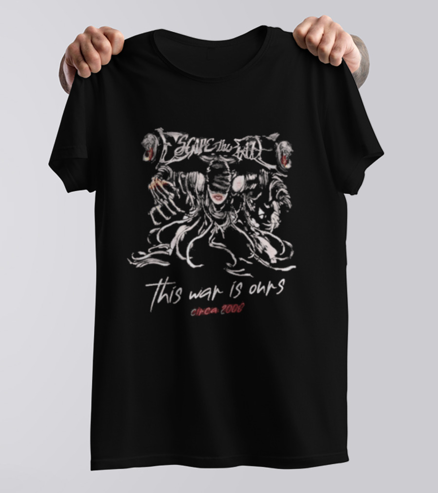 Escape The Fate This War Is Ours Circa 2026 Long Beach Warped Tour July 25 26 T-Shirt