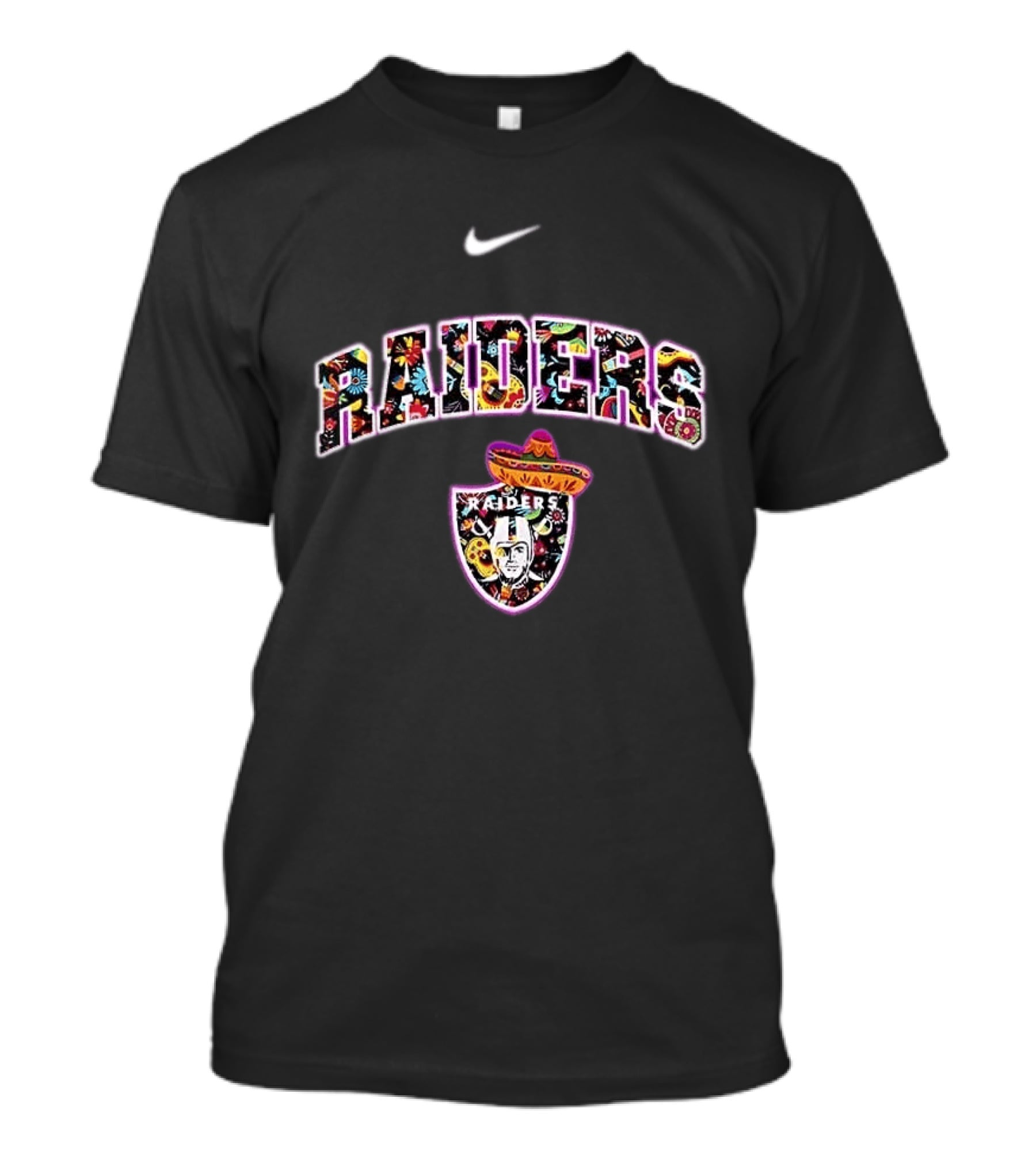 Las Vegas Raiders Hispanic Heritage Sombrero Nike Fiesta T-Shirt