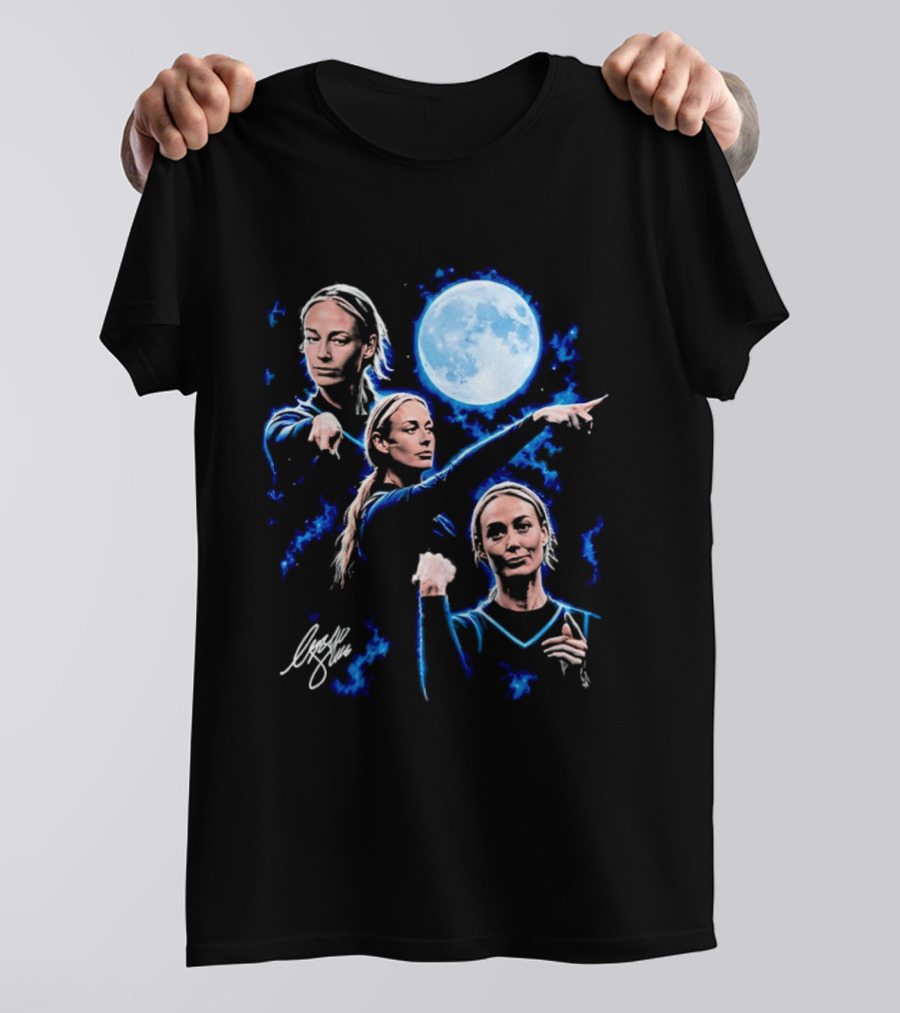 Sophie Cunningham Pointing Wolves Full Moon Iconic Gesture T-Shirt