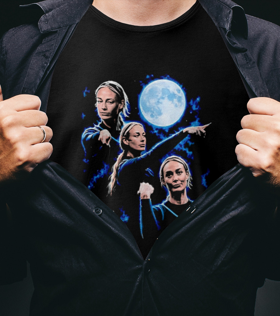 Sophie Cunningham Pointing Wolves Full Moon Iconic Gesture T-Shirt