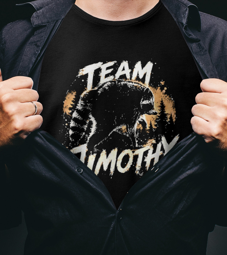 Team Jimothy Distressed Raccoon T-Shirt