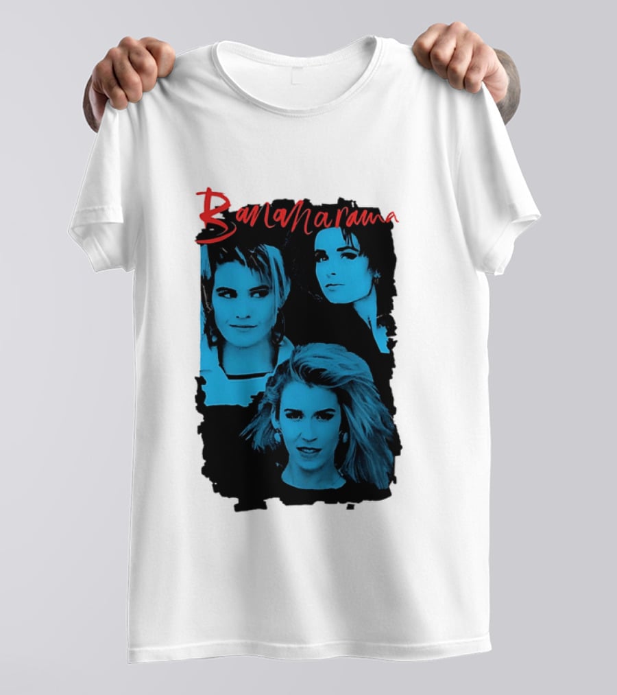 Bananarama True Confessions Album Cover Retro Blue T-Shirt