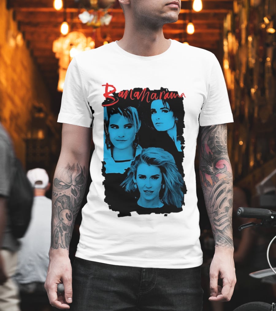 Bananarama True Confessions Album Cover Retro Blue T-Shirt