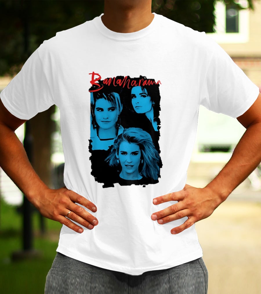Bananarama True Confessions Album Cover Retro Blue T-Shirt