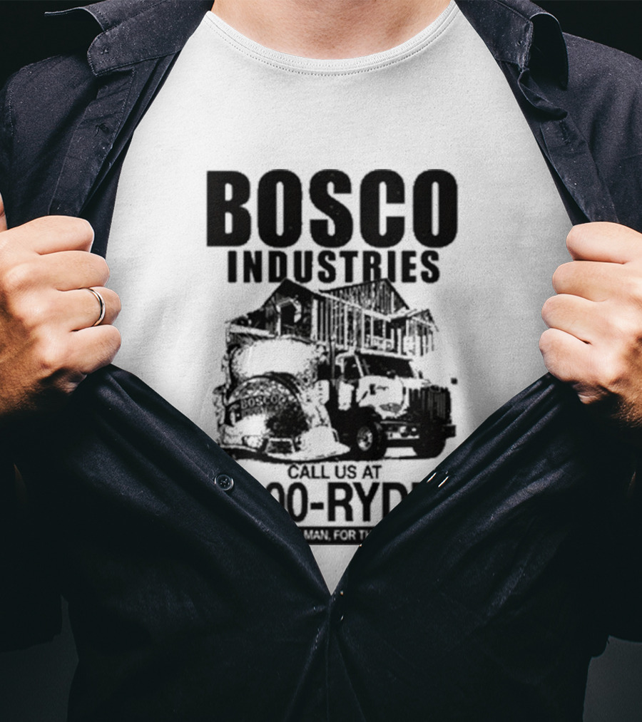 Bosco Industries Call Us At 1 800 RYDER Truck T-Shirt