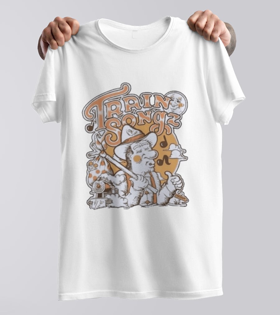 Train Songz Musical Tramp Smoke Moon Steam Engine Whistle T-Shirt