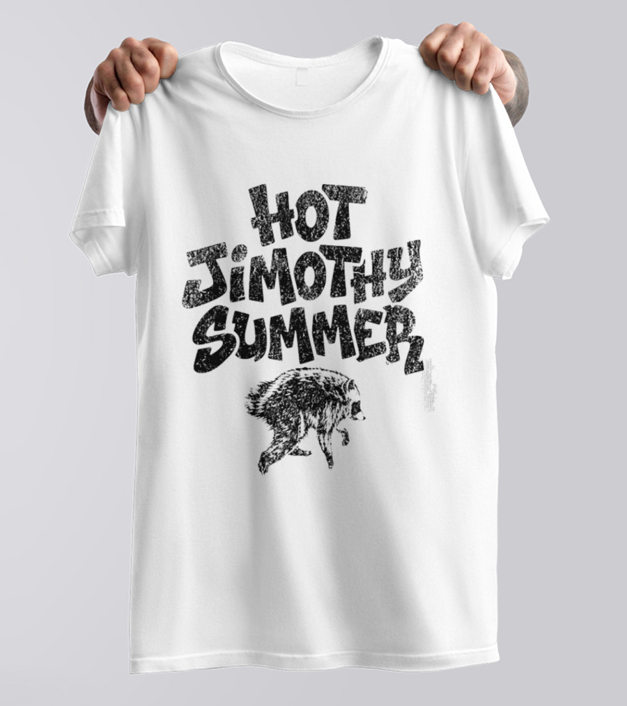 HOT Jimothy Summer Viral Raccoon Meme T-Shirt