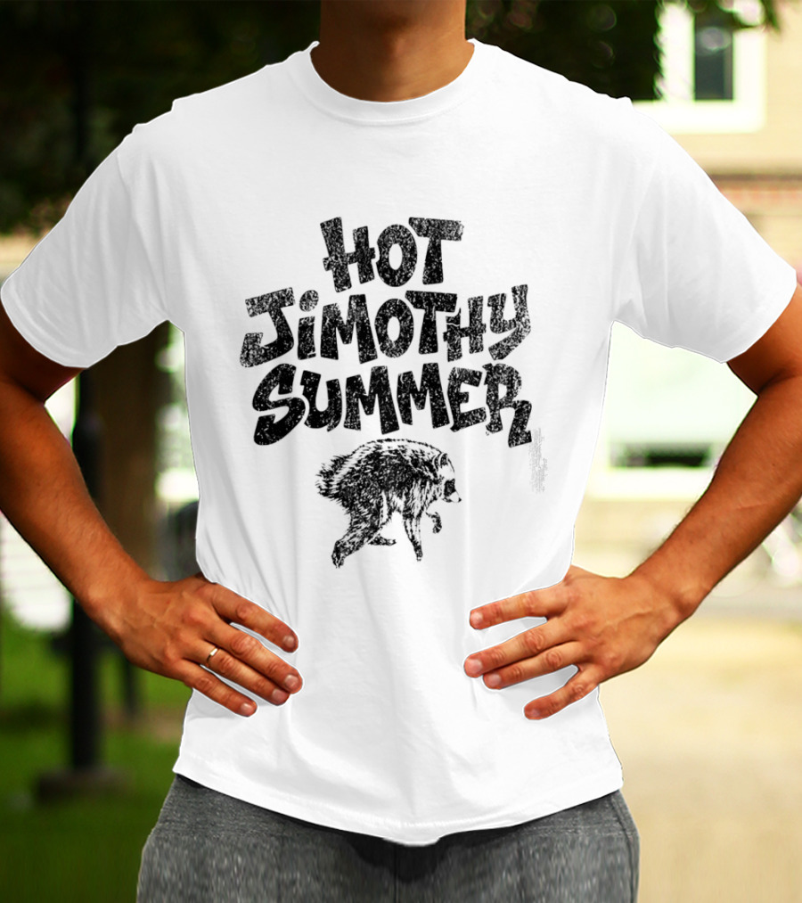 HOT Jimothy Summer Viral Raccoon Meme T-Shirt