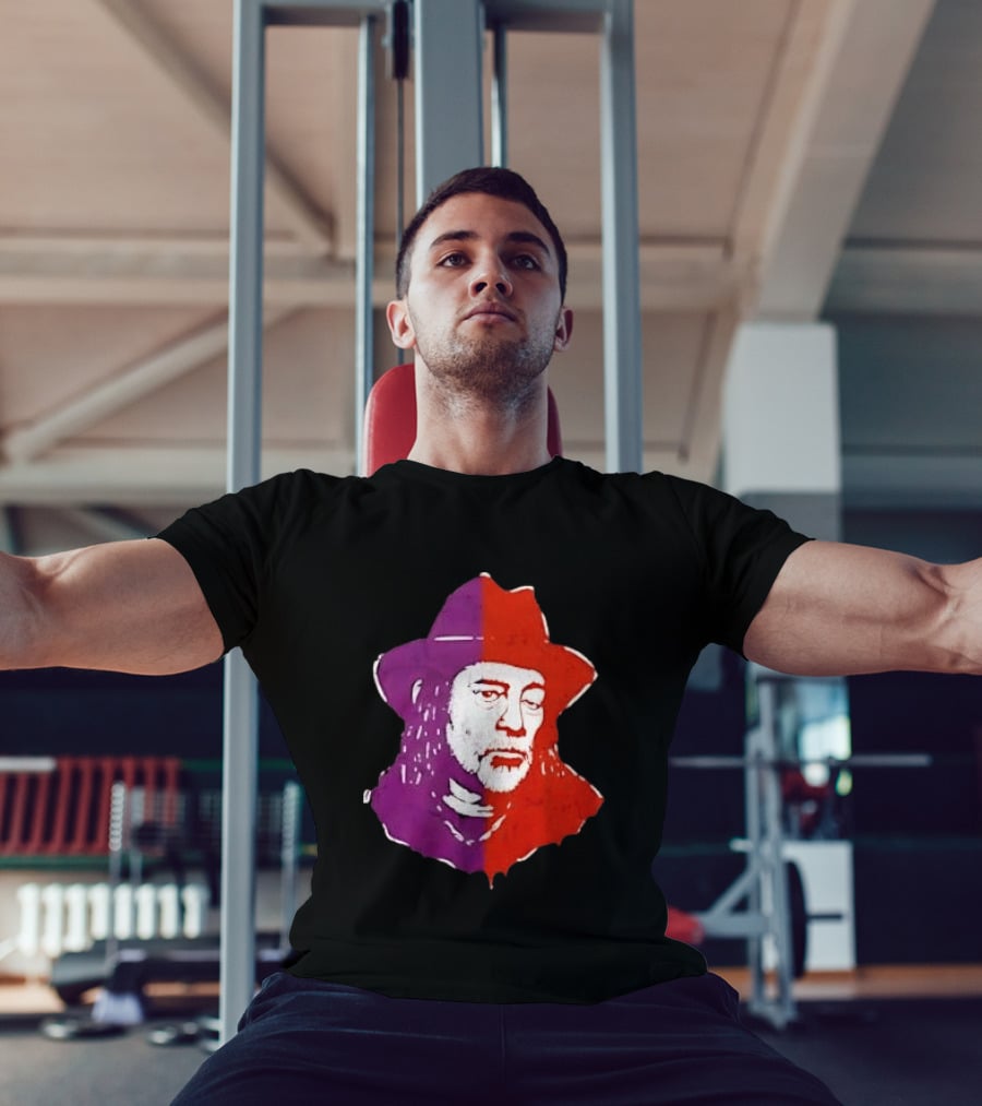 Willie Nelson Face Pop Art Style Cowboy Hat T-Shirt