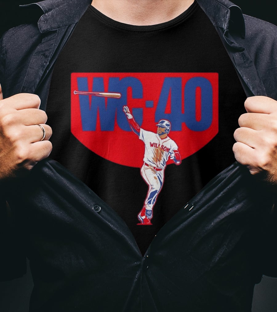 Willson Contreras WC 40 Boston Red Sox Baseball MLB 2026 T-Shirt