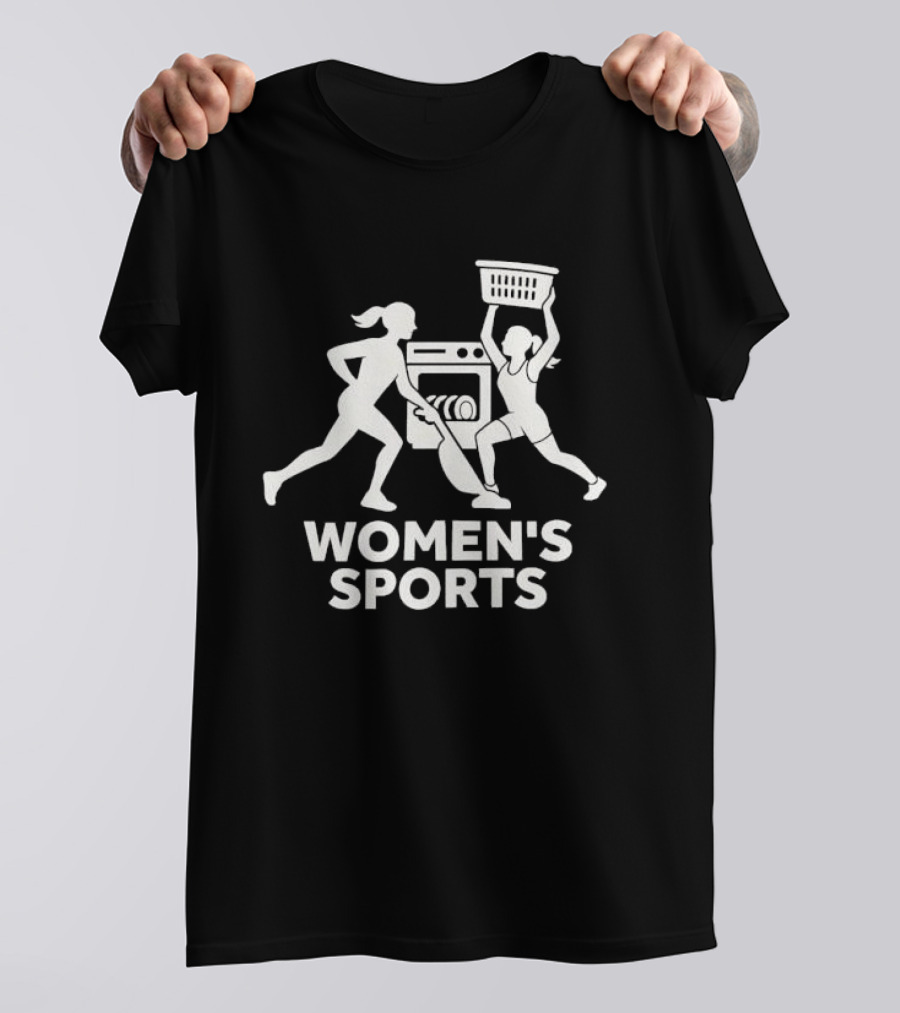 Women's Sports Running And Chores Laundry And Baking T-Shirt