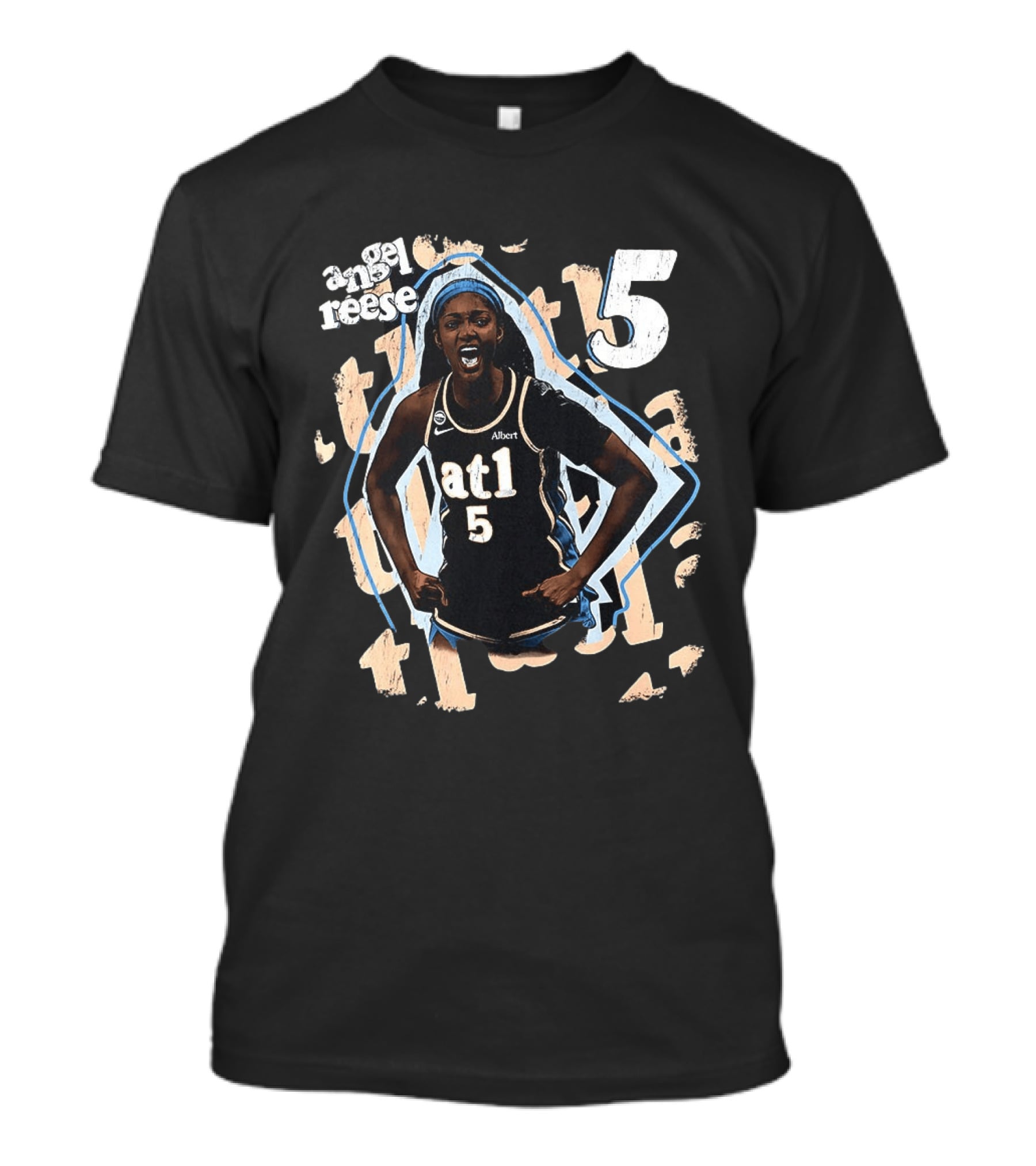 Angel Reese Atl 5 Albert Atlanta Dream WNBA T-Shirt