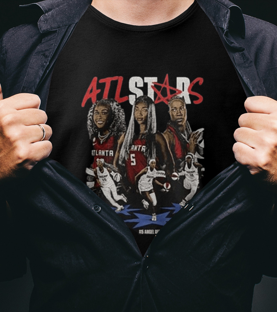 ATL Stars Allisha Gray Angel Reese Kiyvve Terrell Atlanta Dream All Star Game 2026 T-Shirt