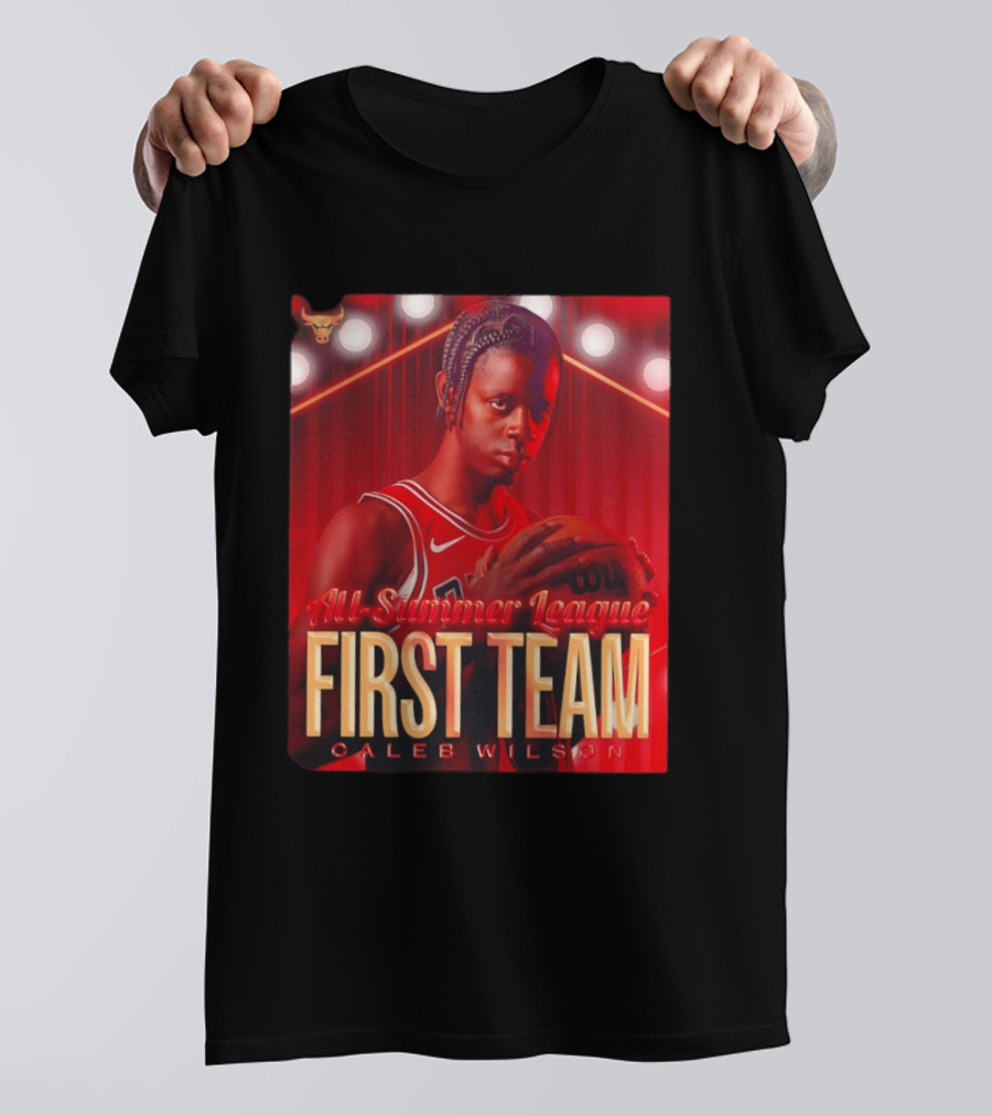 All Summer League First Team Caleb Wilson Basketball 2026 T-Shirt