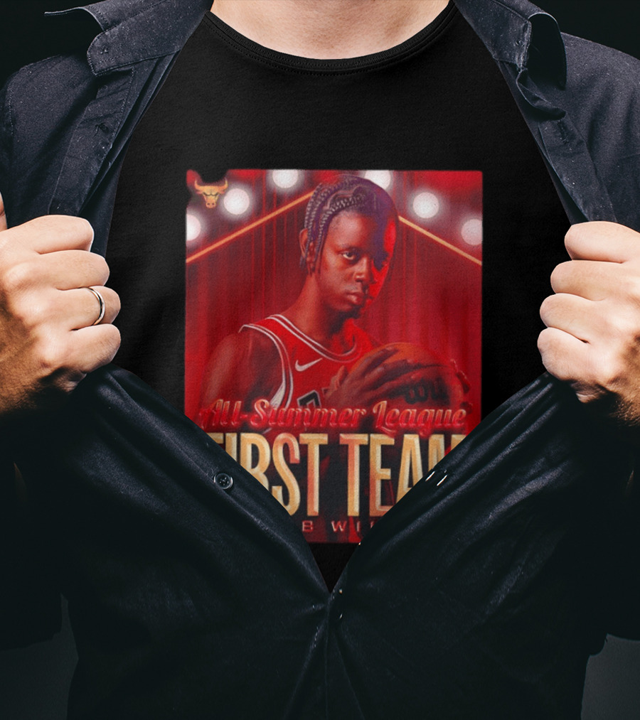 All Summer League First Team Caleb Wilson Basketball 2026 T-Shirt