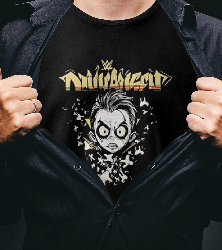 Danhausen WWE Superstars Cartoon Head With Crown T-Shirt