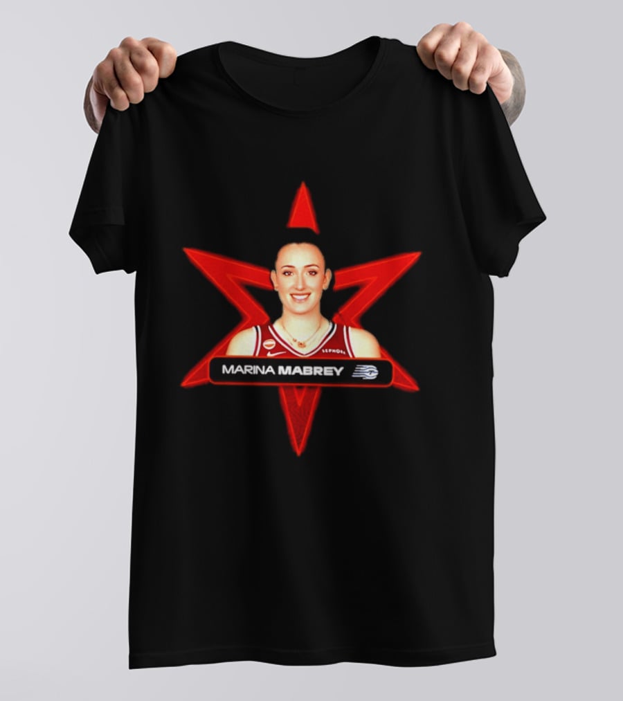 Marina Mabrey Toronto Tempo WNBA All Star 2026 Red Star T-Shirt