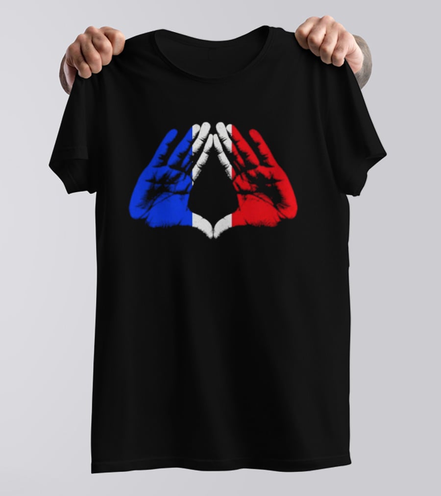 Reasonable Doubt 30th Anniversary Paris Tour French Flag Hands Icon J Z30 T-Shirt