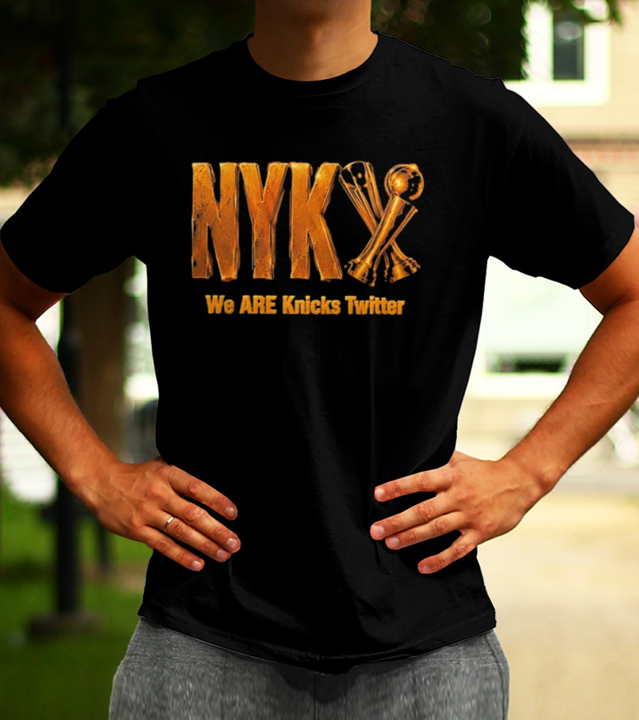NYK We Are Knicks Twitter Trophy T-Shirt