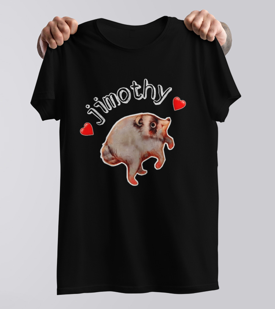 Jimothy Raccoon Hearts Seattle Trash Panda T-Shirt