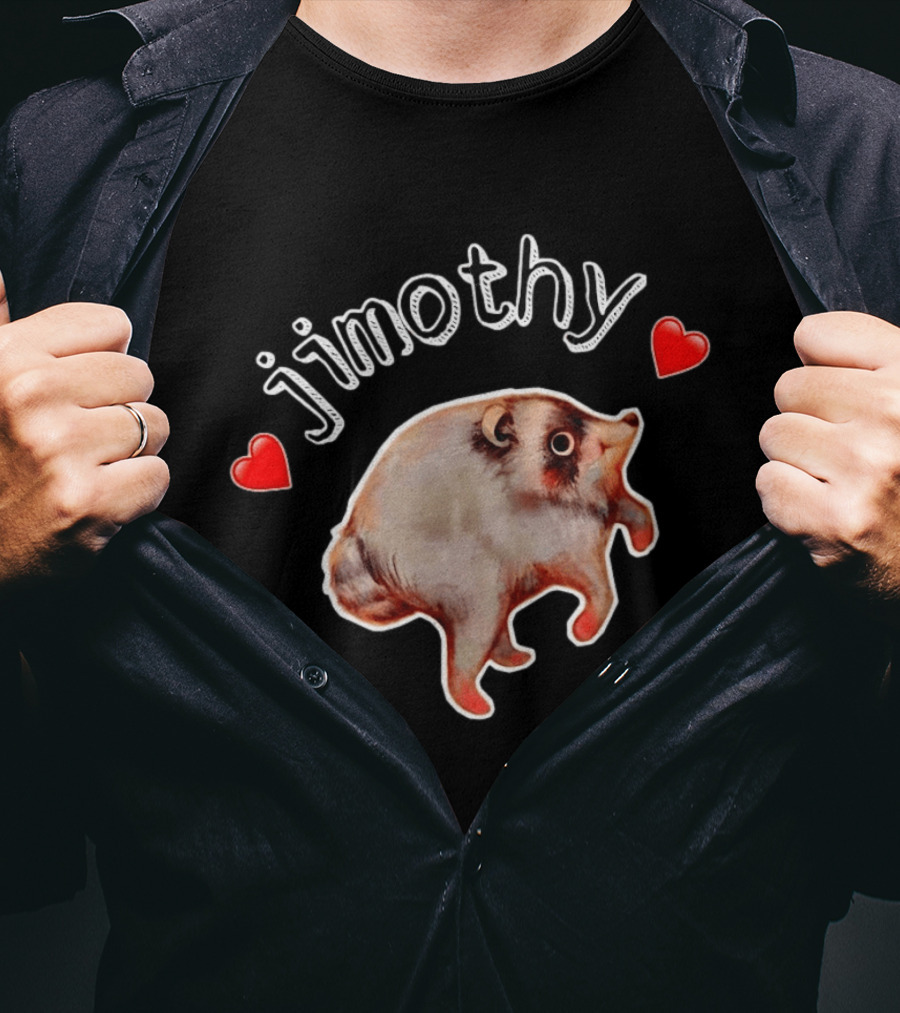 Jimothy Raccoon Hearts Seattle Trash Panda T-Shirt
