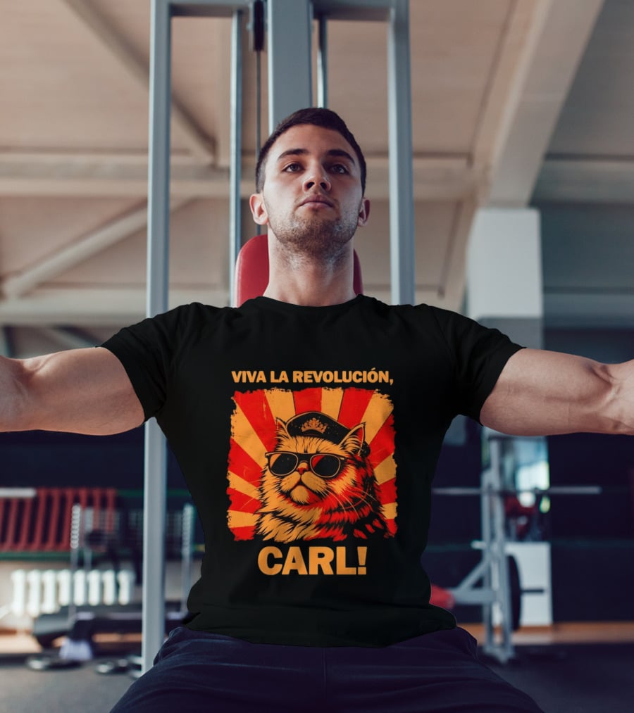 Viva La Revolución Carl Persian Cat King T-Shirt
