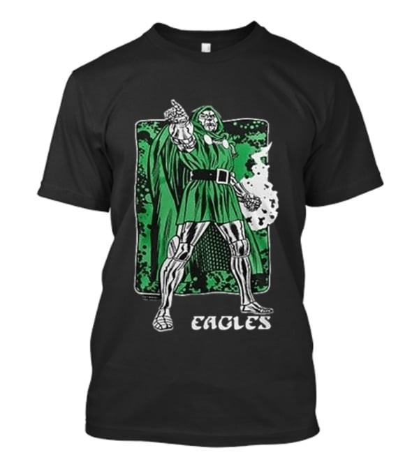 Philadelphia Eagles Marvel Doctor Doom Power Collaboration 2026 T-Shirt