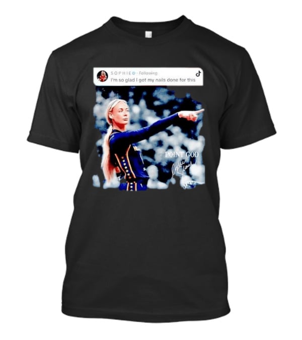 Sophie Cunningham Point God Indiana Fever I'm So Glad I Got My Nails Done For This T-Shirt