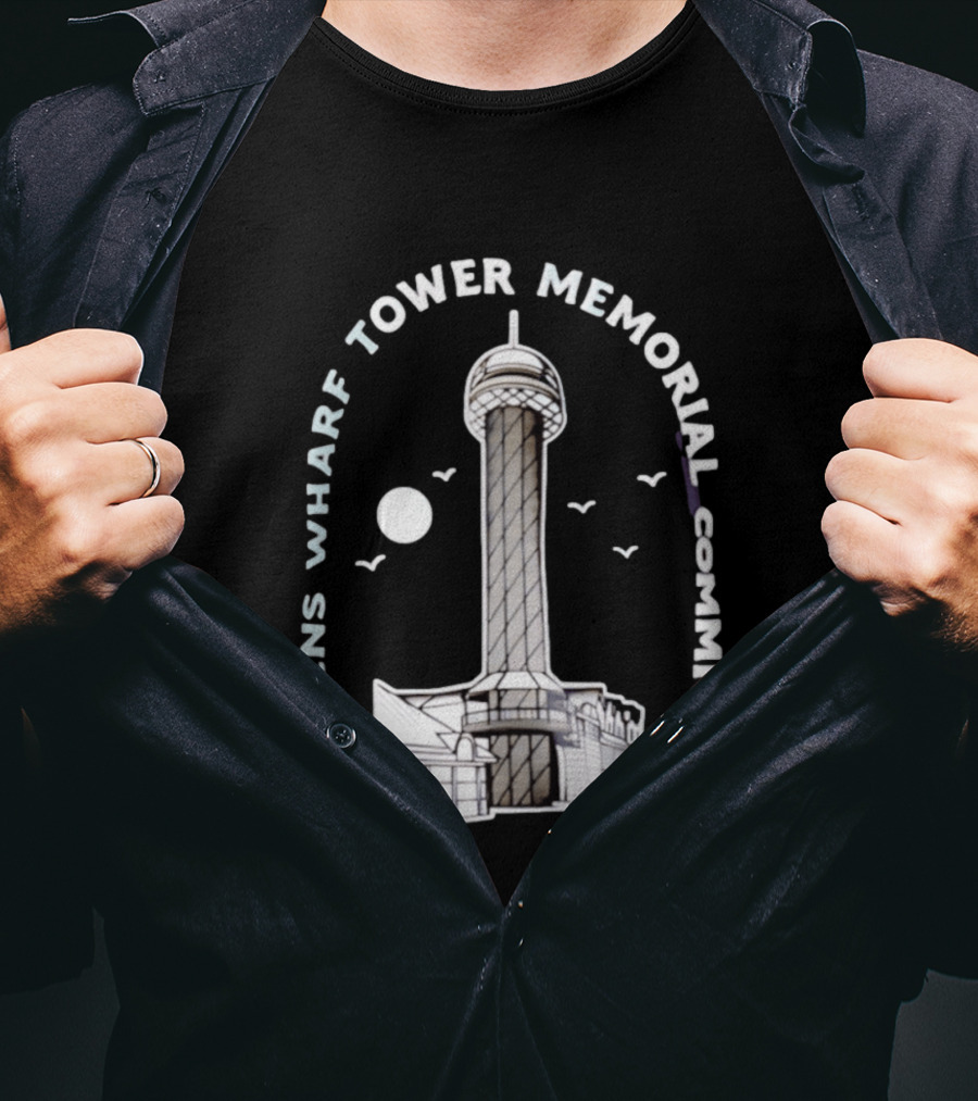 Queens Wharf Tower Memorial Committee Landmark Architecture T-Shirt