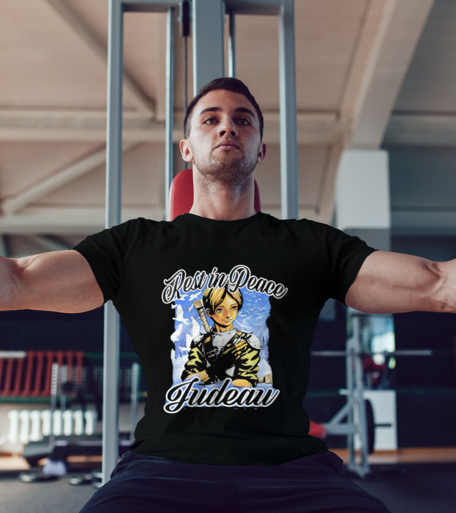 Rest In Peace Judeau Berserk Remembrance With Sword And Birds T-Shirt