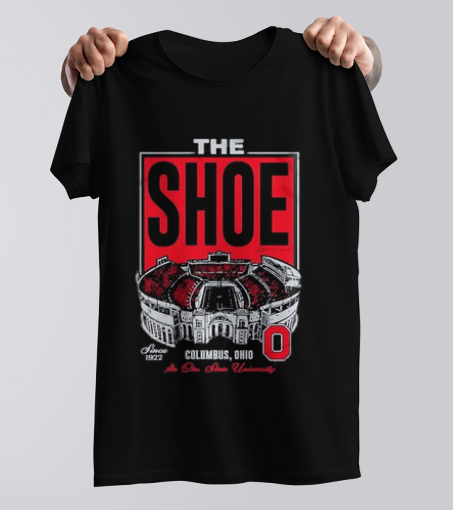 The Shoe Ohio Stadium Columbus Ohio Est 1922 The Ohio State University T-Shirt