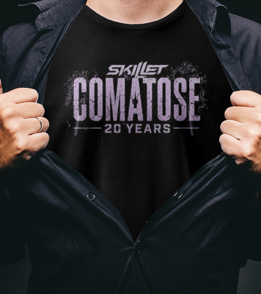 Skillet Comatose 20 Years Still Screaming Tour Anniversary T-Shirt