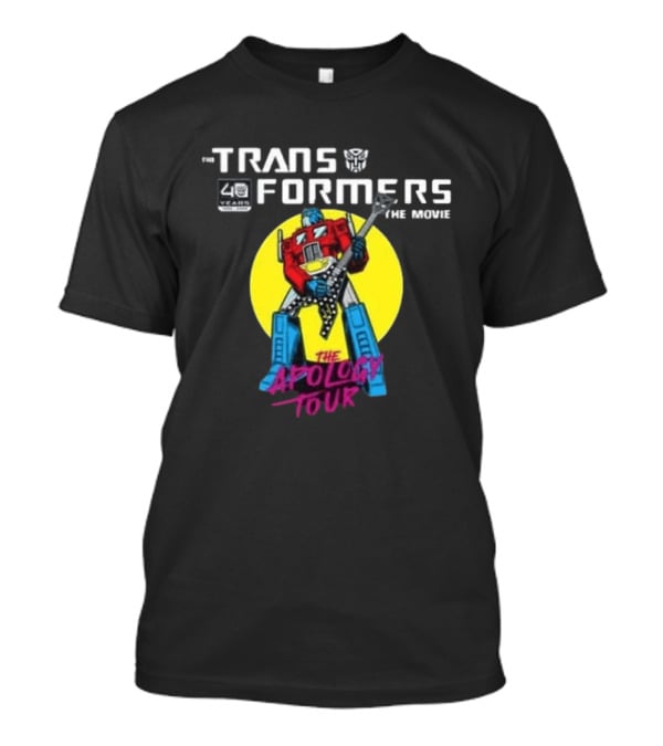 Transformers The Movie 40 Years The Apology Tour 2026 Celebration Of Life Concert House Of Blues July 23 San Diego California T-Shirt