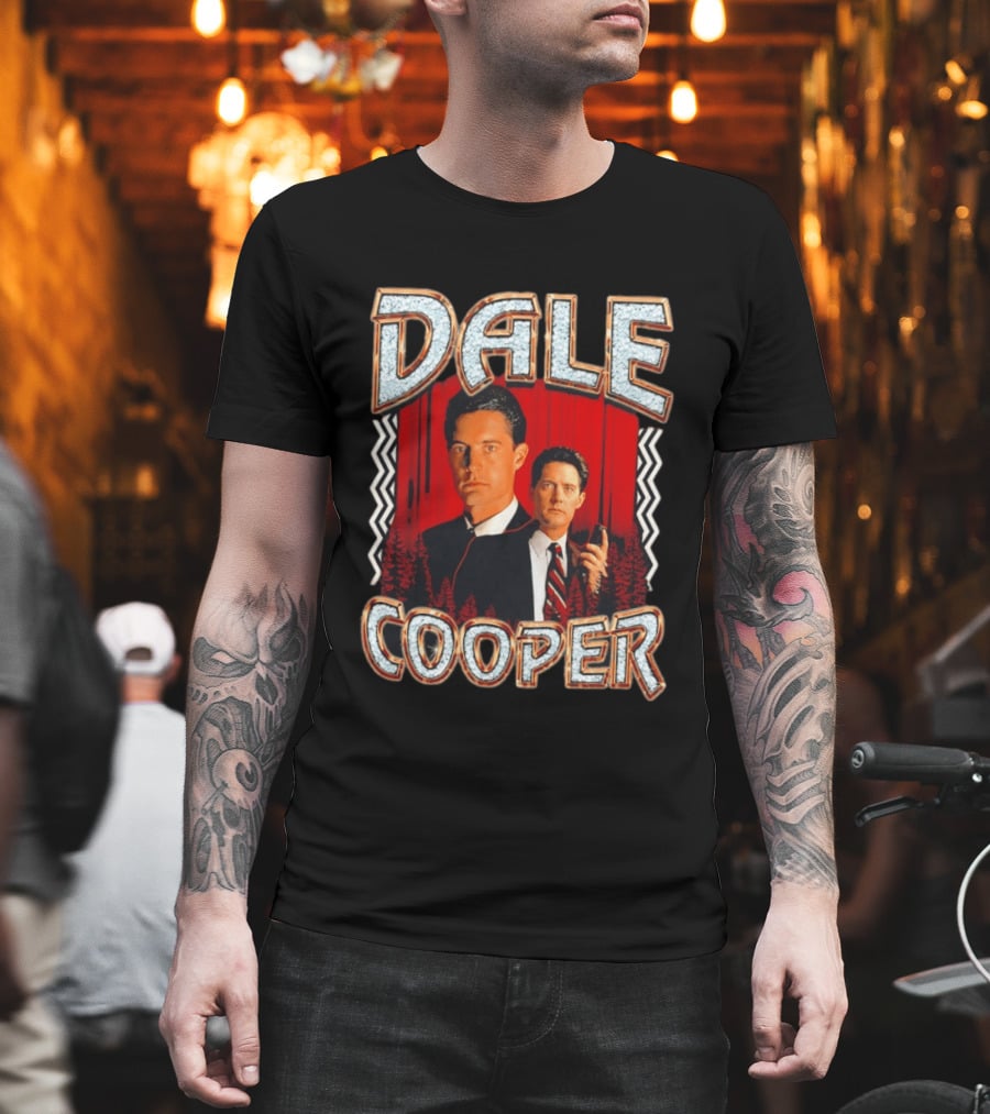 Dale Cooper Twin Peaks Retro Style Forest T-Shirt