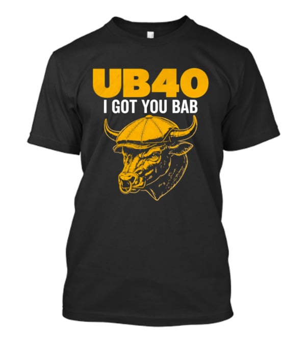 UB40 I Got You Bab With Bull Graphic In Yellow And White T-Shirt