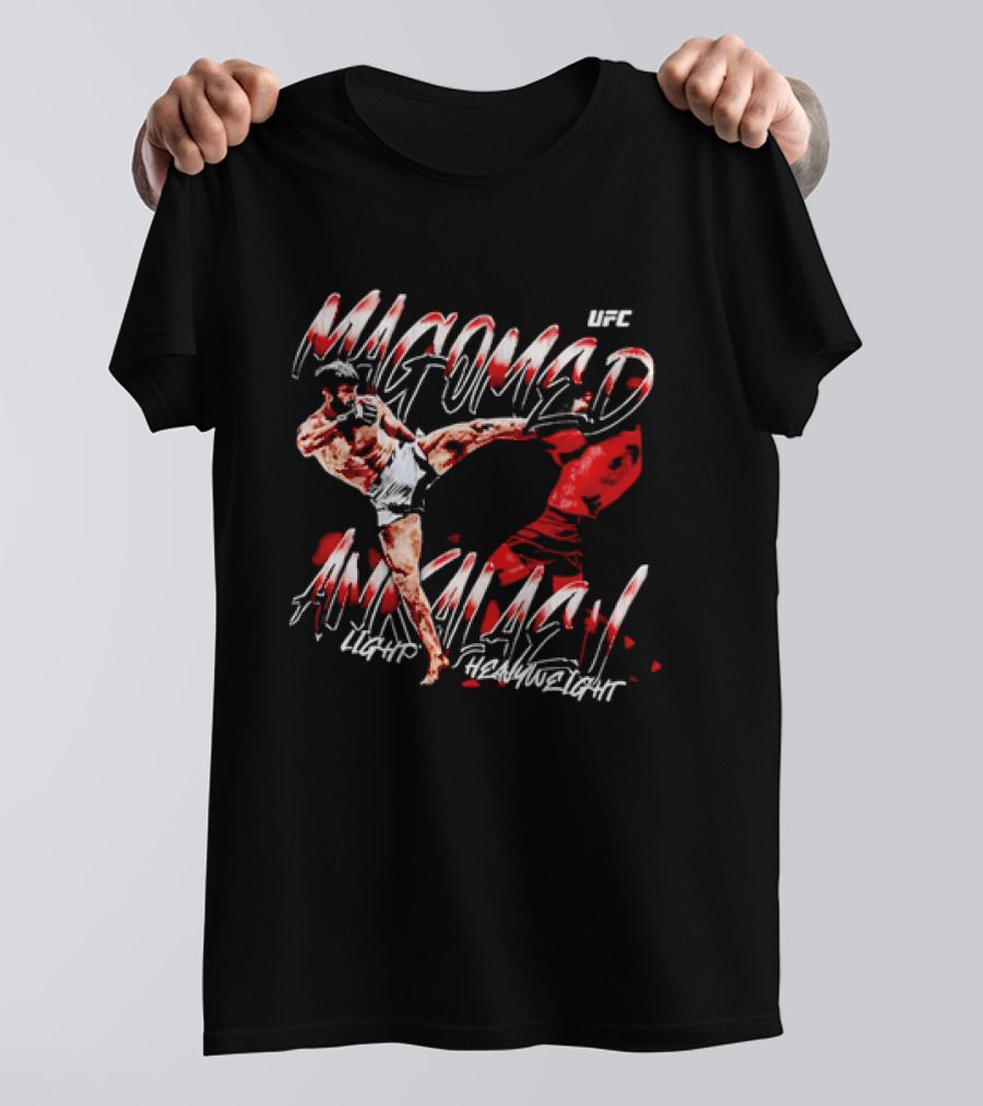 UFC Magomed Ankalaev Light Heavyweight Fighter T-Shirt