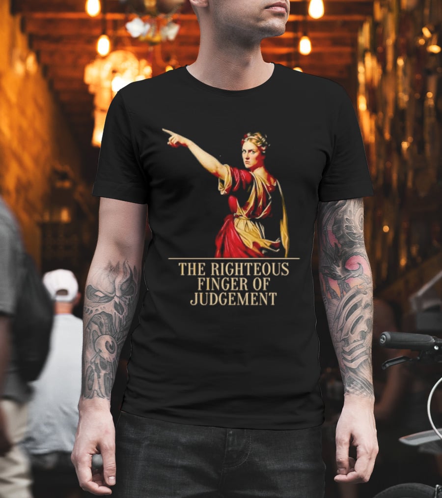 Sophia Cunningham The Righteous Finger Of Judgement Pointing Woman T-Shirt