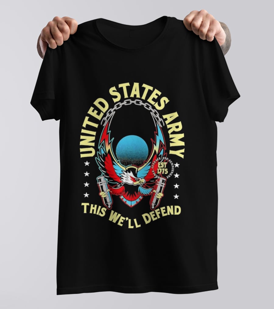 United States Army This We'll Defend Eagle Est 1775 T-Shirt