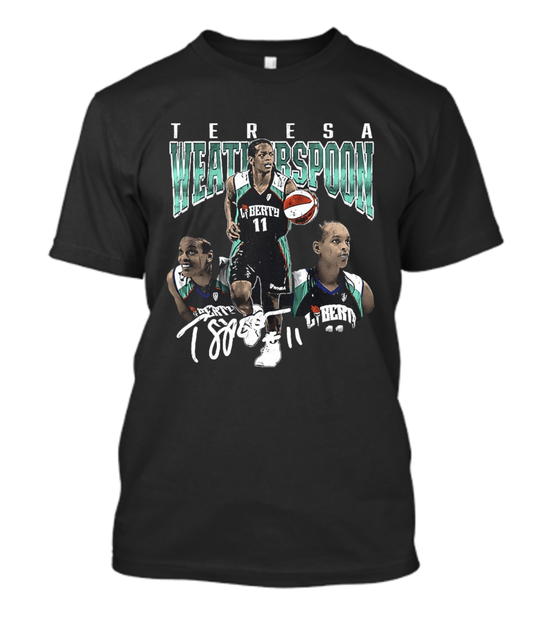 Teresa Weatherspoon New York Liberty 11 Spoon Basketball T-Shirt