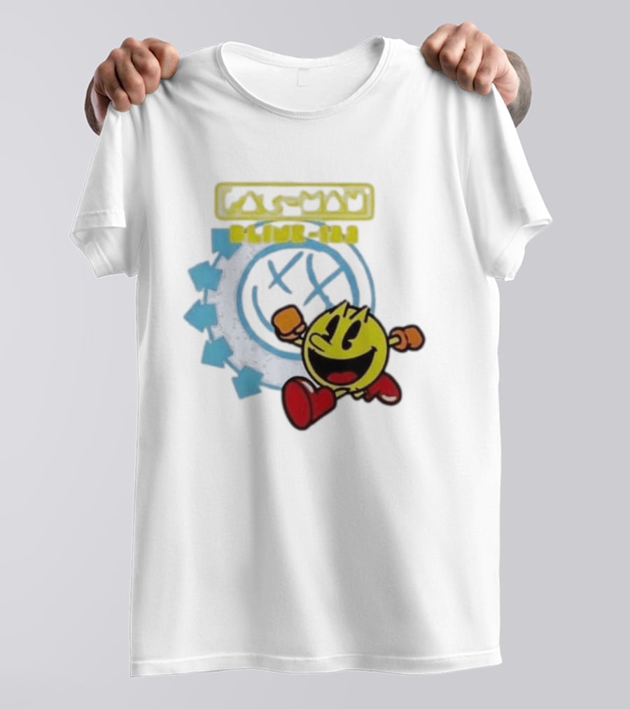 Pac Man Blink 182 Band Crossover Collaborative T-Shirt