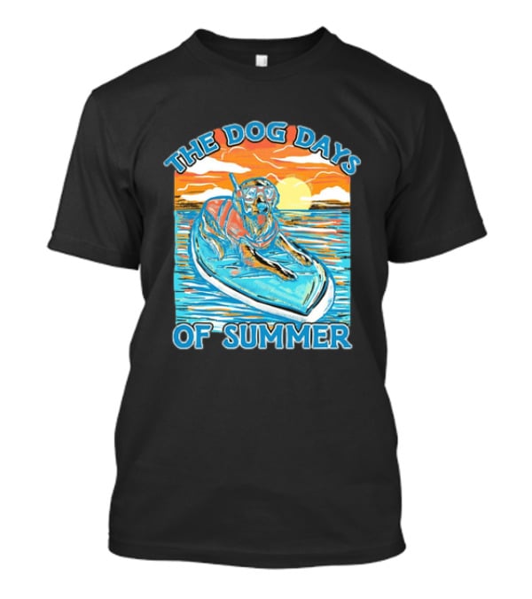 The Dog Days Of Summer Golden Retriever Snorkeling Adventure T-Shirt