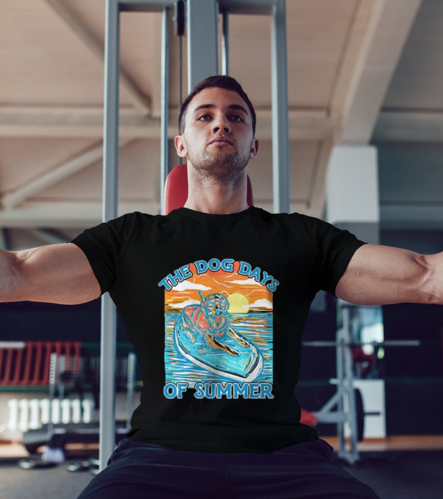 The Dog Days Of Summer Golden Retriever Snorkeling Adventure T-Shirt