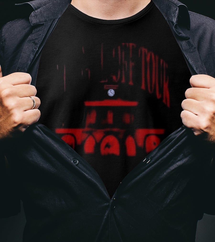 The Fall Off Tour Tower Men's Red Blood Drip T-Shirt
